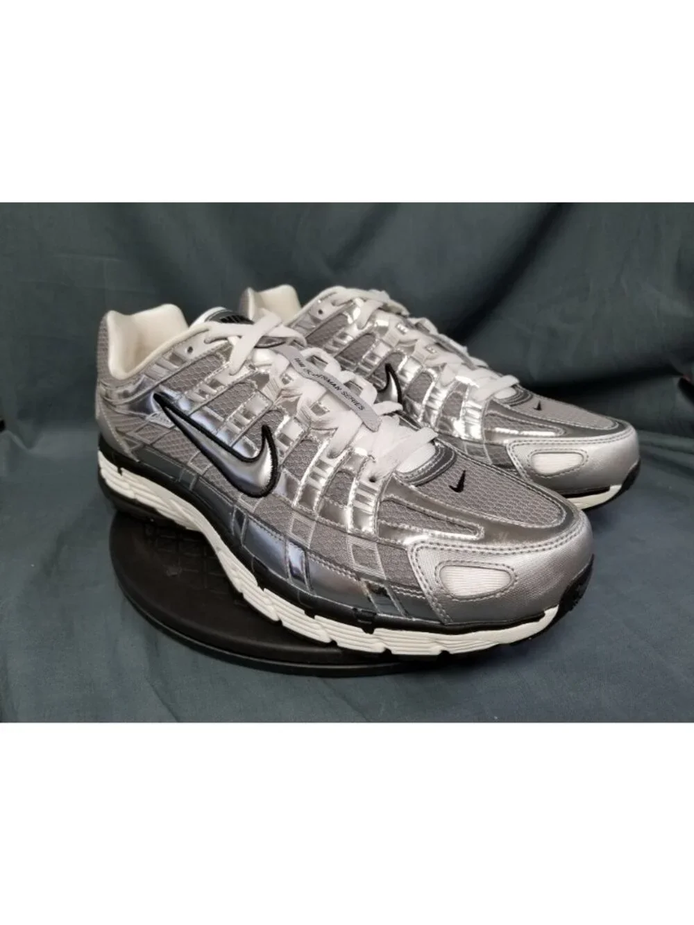 Nike P-6000 Sneakers Metallic Silver CN0149 001 Men's Size 12 NEW NO BOX!
